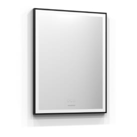 Svedbergs Ista spegel med belysning, touch, dimbar, 60x80 cm, svart