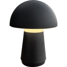 Veli Line oppladbar bordlampe, svart