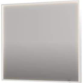 Sanibell Ink SP19 speil med lys, dimbar, duggfri, matt hvit, 90x80 cm