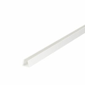 2 meter Minikanal med skumtape WDKM8 8x10 perlehvid, RAL 9016