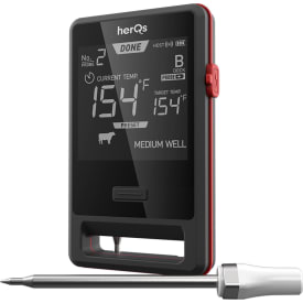 HerQs Pin Pro, 2 x stektermometer med trådlös display, app styrning