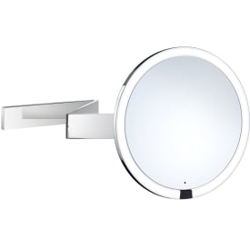 Smedbo Outline makeup spejl med lys, Ø20 cm, krom