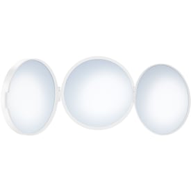 Smedbo Outline Lite resespegel, 3i1, Ø10 cm, matt vit