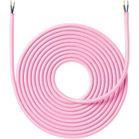 Nielsen Light lampsladd textil, 4 meter, rosa