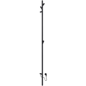 Smedbo Dry FB710 håndkletørker, 1720 x 107 mm, sort
