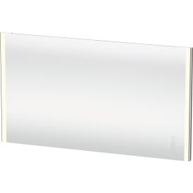 Duravit XSquare spejl med lys, dæmpbar, touch, 140x80 cm, krom