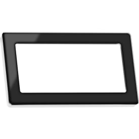 10 stk LK Fuga Pure designramme med 1x2 modul i sort og hvid