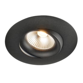 Norlum Cosmo 360° kipbar 6,5W 605lm 2700K 60° ISOSAFE IP44, sort