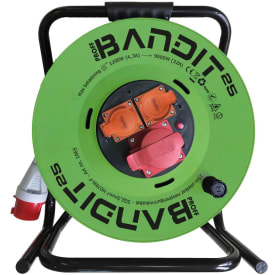 Banditkabelupprullare, 400 V, 25 m, 5 x 2,5 mm²
