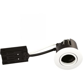 Scan Products Luna Quick Install downlight, GU10, 10 stk, matt hvit