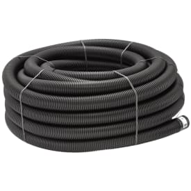50 meter Uponor PE dräneringsrör 126/113 mm, svart