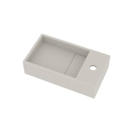 Ideavit SolidCube-40H tvättställ, 40x22 cm, matt vit
