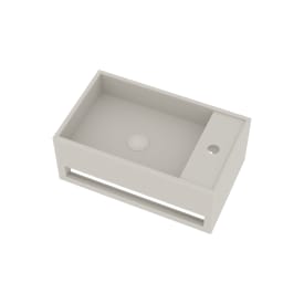 Ideavit SolidCube håndvask, 50x30 cm, mat hvid