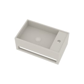 Ideavit SolidCube servant, 50x30 cm, matt hvit