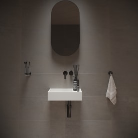 Ideavit SolidCube-40 håndvask, 40x22 cm, mat hvid