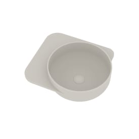 Ideavit SolidDual 2.0 håndvask, 49x43 cm, mat hvid