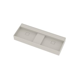 Ideavit SolidBliss-120D servant, 120x45 cm, matt hvit