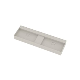 Ideavit SolidBliss-150D servant, 150x45 cm, matt hvit