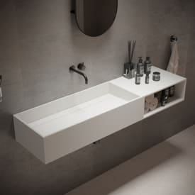Ideavit SolidPure-140 håndvask, 140x37,6 cm, mat hvid
