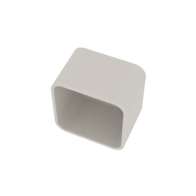 Ideavit SolidTondo hylde, 30x30x20 cm, mat hvid