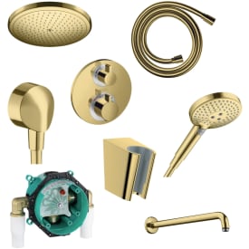 Hansgrohe Croma Air brusesæt, vandbesparende,  guld