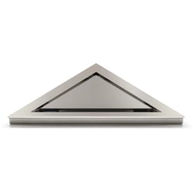 Unidrain Highline ram och panel, hörn, höjd 12 mm, rostfritt stål