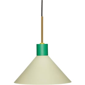 Hübsch Crayon pendellampe, grønn