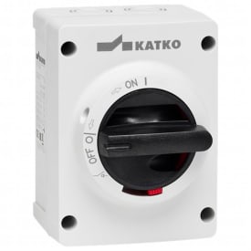 Sikkerhedsafbryder 20A 4P EMC 2xM25 Grå
