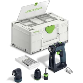 Festool bore-/skruemaskine CXS18-Basic, u/batteri, med tilbehør