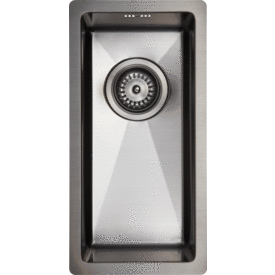 Lavabo Kubus 180 Soft diskho, 22x44 cm, svartkrom