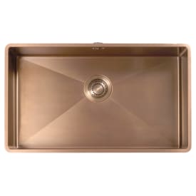 Secher Odense 700 B diskbänk, 72,8x42,8 cm, brunerad mässing