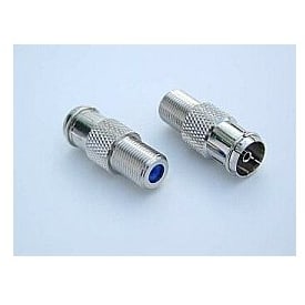 F-Konnektor Hun / IEC Hun lige adapter