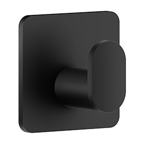 Beslagsboden Cube håndklekrok, matt sort