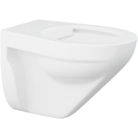 Pressalit Care væghængt toilet, uden skyllekant, hvid