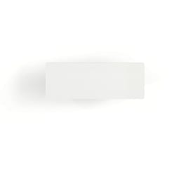 Metallbude Shea brusehylde, hvid