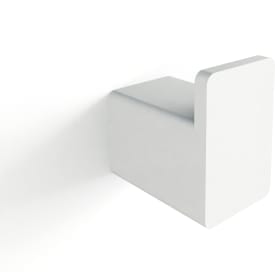 Metallbude Palo håndkleknagg, hvit, 6 stk