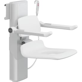 Pressalit Care Plus dusjsete 450, elektrisk, hvit