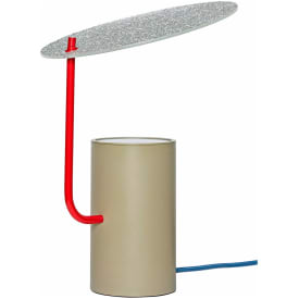 Hübsch Disc bordlampe, khaki