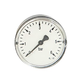 Manometer Ø63, 1/4" Bagudvendt, 0-10 bar