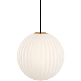 Nordic Tales Bright Modeco pendel, sort ledning, Ø30 cm