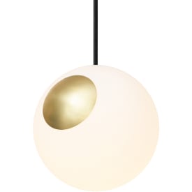 Nordic Tales Bright Spot pendellampe, svart ledning