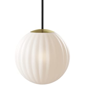 Nordic Tales Bright Modeco pendel, sort ledning, Ø20 cm