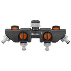 Gardena 4-veis vannfordeler, 1" - 3/4"