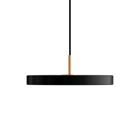 Umage Asteria pendellampe, svart, Ø31 cm