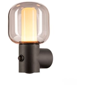 SLV Ovalisk vägglampe utomhus med sensor