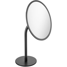 Cosmic BWC makeup spejl, Ø20 cm, mat sort