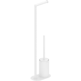 Cosmic Architect SP toiletbørste med toiletrulleholder, mat hvid