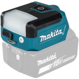 Makita LED-lampe DML817, 18 V, 150/300 lumen, USB-adapter