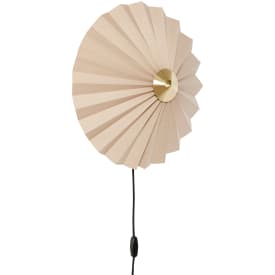 Hübsch Pliss vegglampe