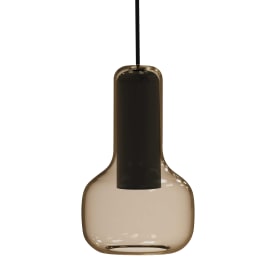 Corpa Iris S Anheng champagne GU10 max 9W, Håndblåst glass